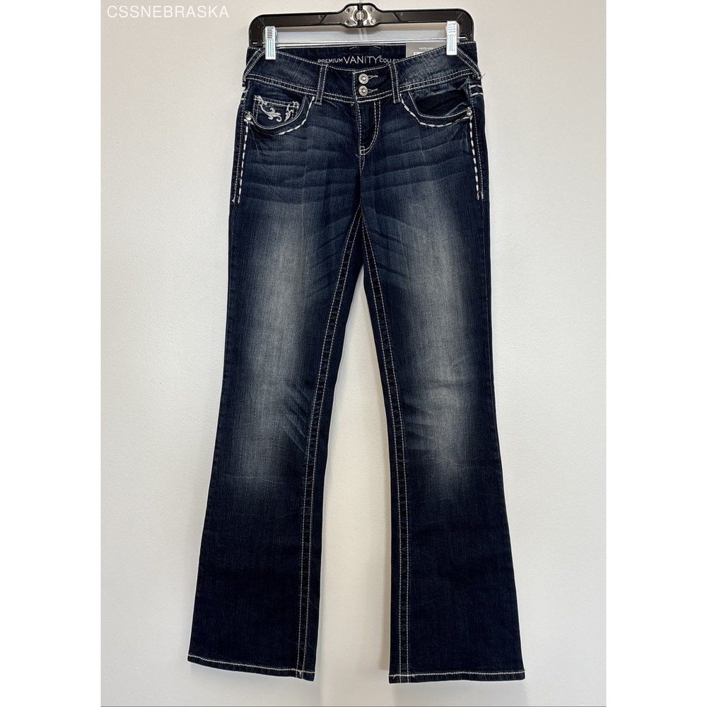 Vanity Blue Premium Original Bootcut Jeans - Size 26x33